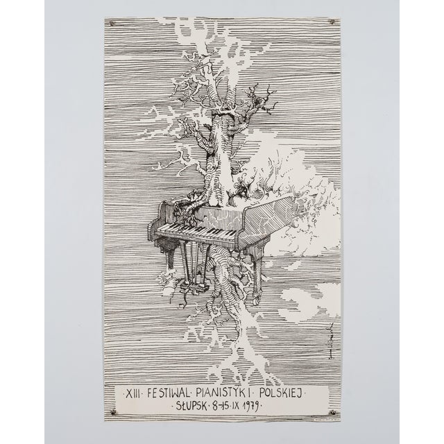 13th Polish Piano Festival Music Festival Poster, 1979 For Sale - Image 3 of 9