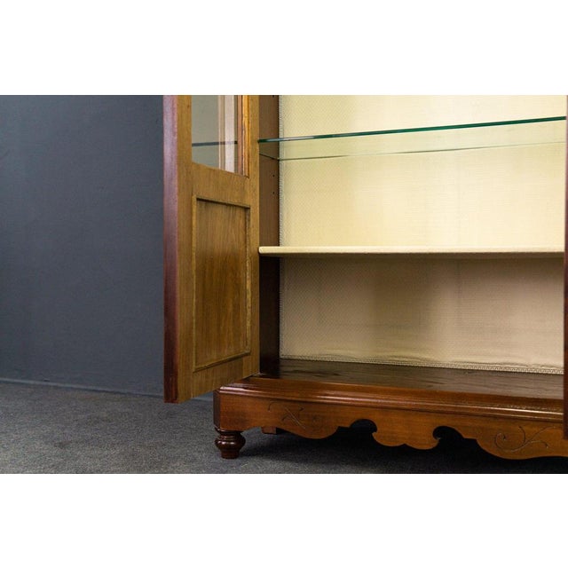 Wilhelminian Walnut Display Bookcase For Sale - Image 9 of 16