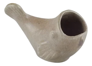 Ceramic Vase in the Shape of Fish from Arne Bang