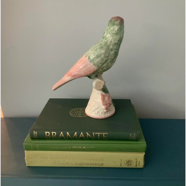 Ceramic Parrot/Cockatoo Statue For Sale - Image 4 of 13