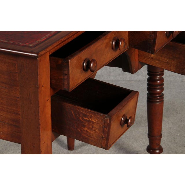 Brown Small Antique Ladies Desk in Mahogany, 1900 For Sale - Image 8 of 18