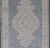 Measures: 2'7 x 3'11 Medallion Designed Modern Oushak with Blue Background and Cream Border. Keivan Woven Arts; rug...