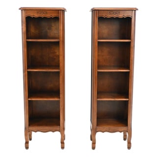 Stickley Brothers “Quaint” Cherry Bookcases, Grand Rapids, Circa 1920s, a Pair | Newly Refinished For Sale