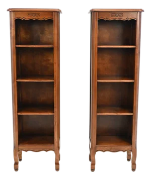 Stickley Brothers “Quaint” Cherry Bookcases, Grand Rapids, Circa 1920s, a Pair | Newly Refinished
