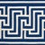 Contemporary Sample - Schumacher Labyrinth Tape in Navy For Sale - Image 3 of 4