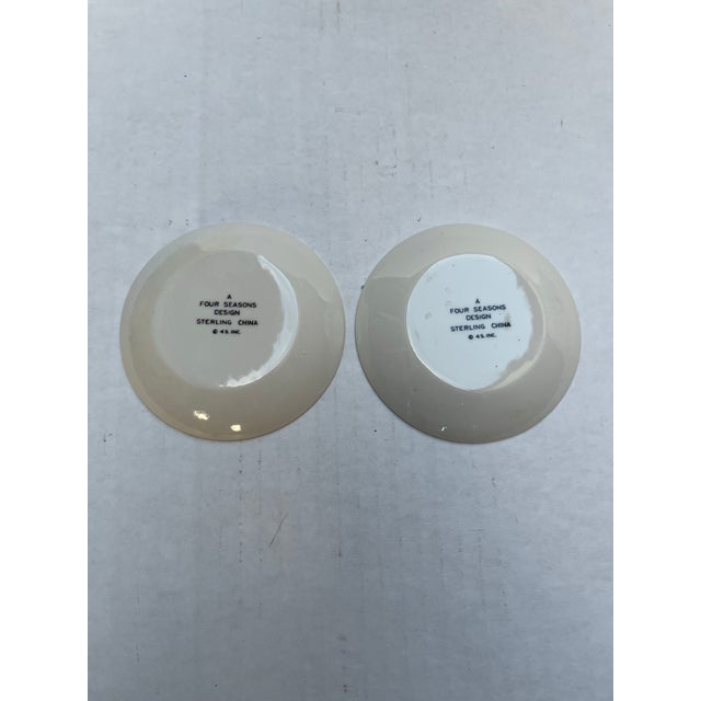 Mid 20th Century Mid 20th Century The Four Seasons Restaurant New York Butter Plates - a Pair For Sale - Image 5 of 5
