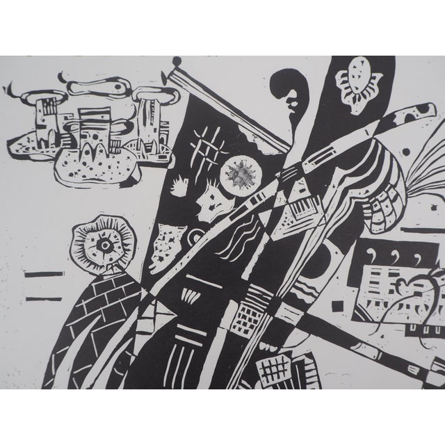 After Vassily Kandinsky, Composition, 1935, Engraved Wood For Sale - Image 7 of 8