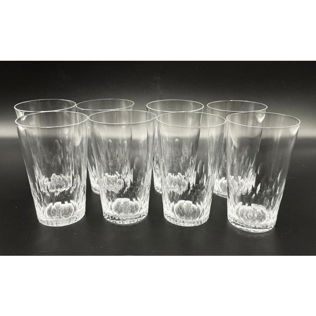 Écaille Glasses from Baccarat, Set of 8 For Sale - Image 14 of 15