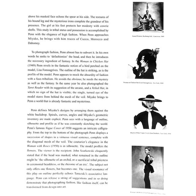 "Irving Penn Regards the Work of Issey Miyake Photographs 1975-1998" 1999 Holborn, Mark [Essay By] For Sale - Image 12 of 12
