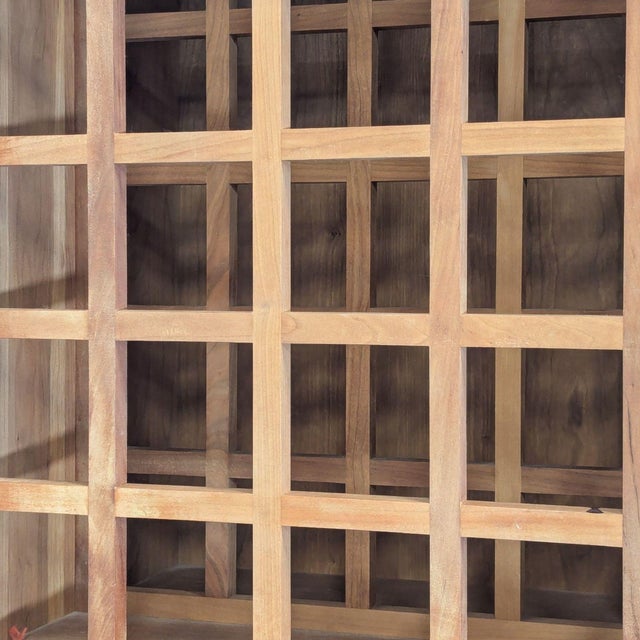 Room & Board Custom Bar Cabinet With Wine Rack For Sale - Image 12 of 14