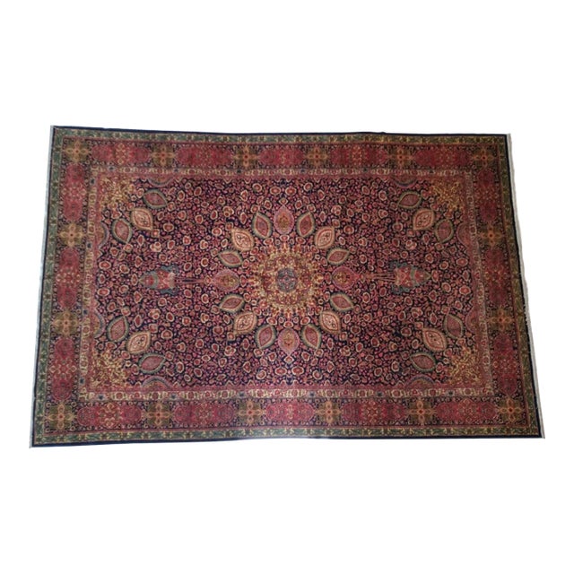 Antique Persian Tabriz, 12' X 18' For Sale