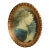 Vintage Italian Renaissance Madonna Art Print in Ornate 13" X 20" Oval Gilt Baroque Frame - Fra Filippo Lippi "Lippina" Virgin Mary Wall Decor For Sale