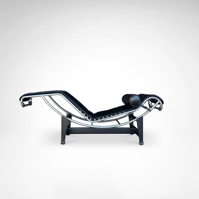 Double Ponyskin LC4 Chaise Longue by Le Corbusier for Cassina, 1990s For Sale - Image 17 of 18