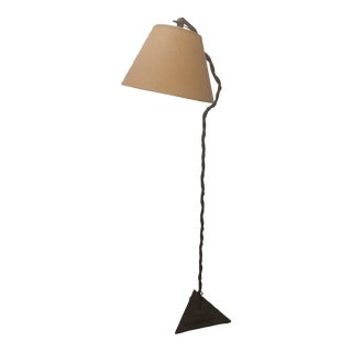 Mid 20th Century Twisted Metal Floor Lamp For Sale