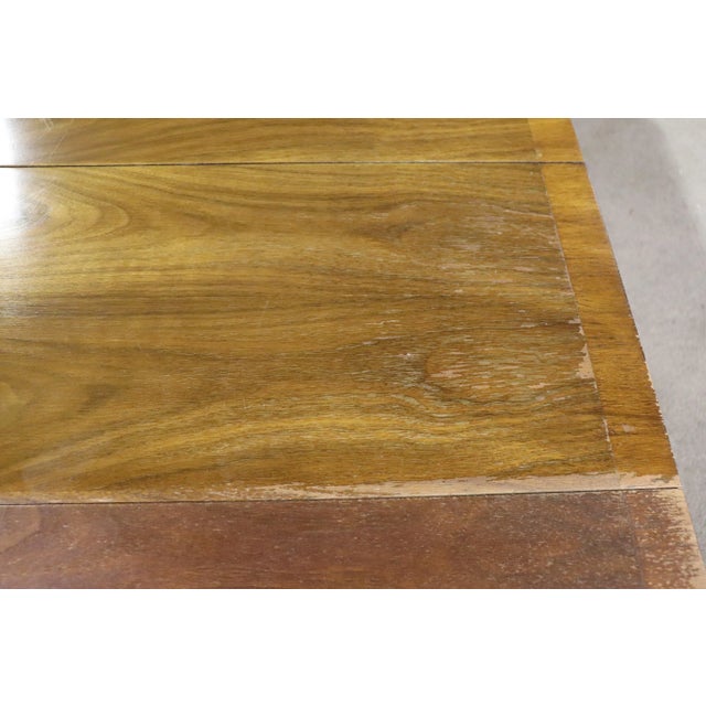 Mid 20th Century Drop Leaf Dining Table / Extra Leaves For Sale - Image 11 of 12