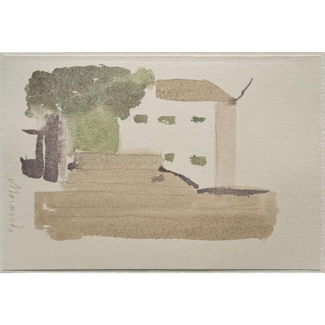 Giorgio Morandi, Landscape, 1973, Lithograph For Sale - Image 3 of 9