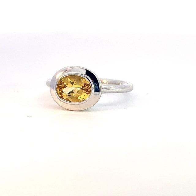 Natural Sapphire Ring 6.5 14k W Gold 1.09 Cts Certified For Sale - Image 4 of 18