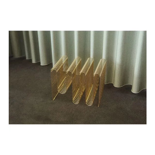Not Yet Made - Made To Order Gold Magazine Holder For Sale - Image 5 of 7