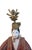 Late 19th Century Antique Japanese Meiji Period Hina Emperor & Empress Gofun Dolls – Imperial Pair, 13–14 Inches For Sale - Image 5 of 9