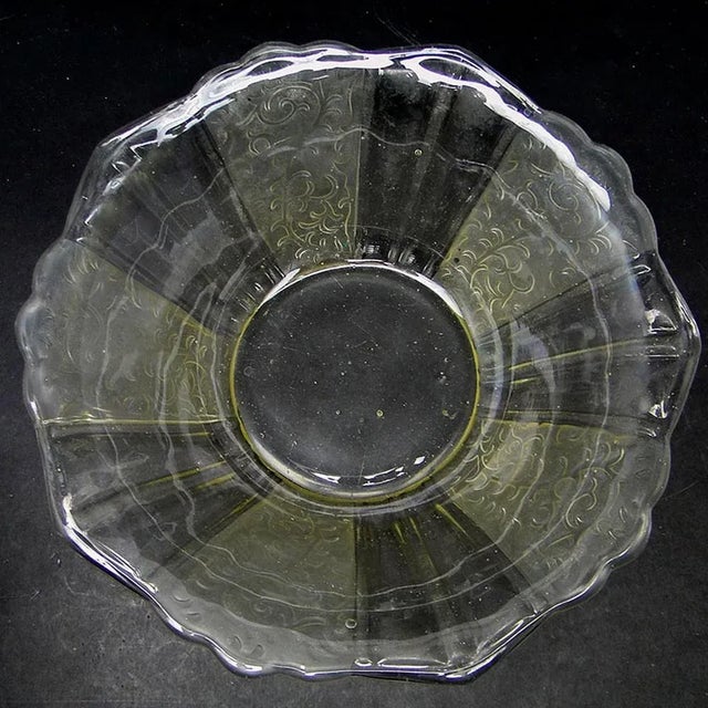 Art Deco Bowl attributed to Krosno Glassworks For Sale - Image 4 of 6
