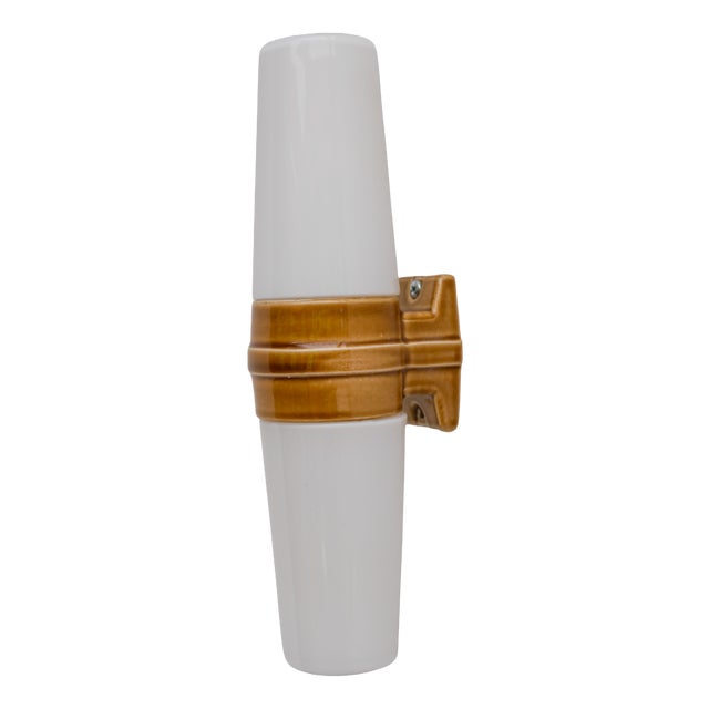 Vintage Porcelain Bathroom Light by Sigvard Bernadotte for Ifö, 1960 For Sale