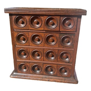 Late 19th to Early 20th Century Spice or Tool Chest For Sale