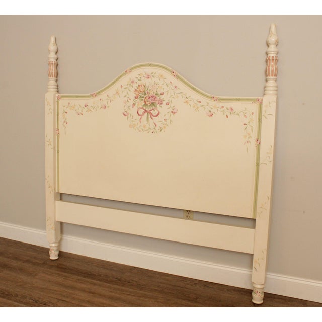 Floral Hand Painted Queen Size Headboard Chairish