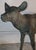 Folk Art 20th Century Bronze Deer Statue W/ Amazing Patina For Sale - Image 3 of 8