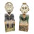Antique Javanese Folk Art "Loro Blonyo" Wedding Statues For Sale