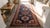 Late 19th Century 1890s Blue Navy Harshang Geometric Antique Nw Persian Rug 4'0" X 10'6" Handmade Wool Carpet For Sale - Image 5 of 7