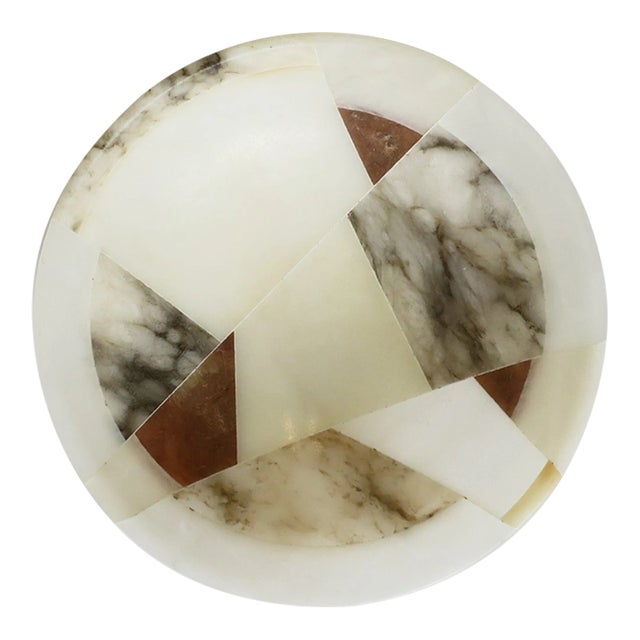 Italian Marble Bowl Trinket Jewelry Dish For Sale