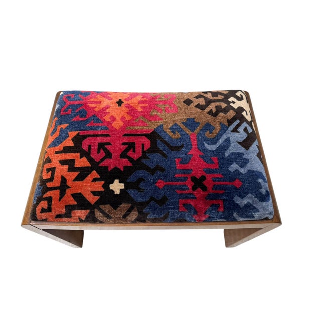 Art Deco Stool by De Coene Frères Kortrijk, 1930s For Sale - Image 9 of 10