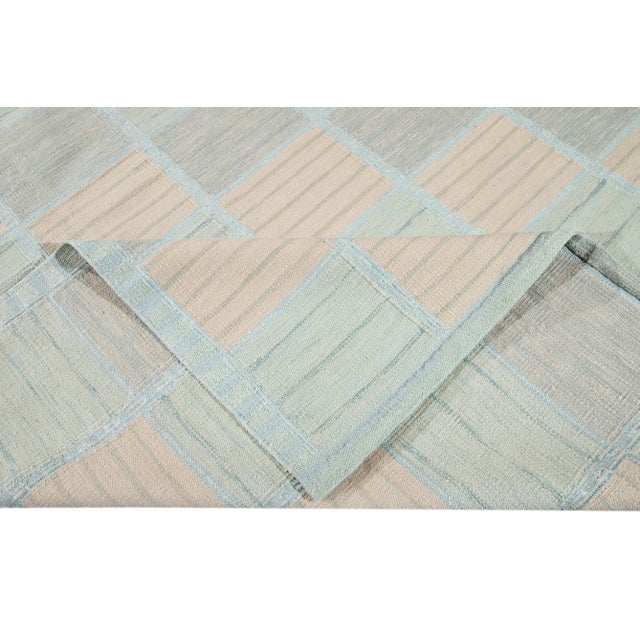 Modern 21st Century Pastel Modern Swedish Style Rug For Sale - Image 3 of 13
