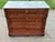 19th Century American Flame Mahogany Veneer Marble Top Commode Chest For Sale - Image 18 of 18