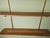 Vintage 1970s Three Tier Open Hardwood Wall Mount Shelves W Adjustable Bracket Brass Rails For Sale - Image 9 of 10