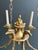 Bronze 1900s Empire Bronze with Golden Eagle Heads and Flame Chandelier For Sale - Image 8 of 12