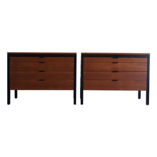 Rare Pair of Chests of Drawers in Teak by George Nelson for Herman Miller, 1958 For Sale
