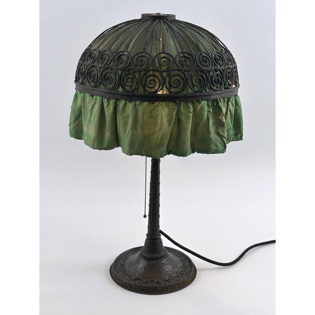 Antique Art Nouveau Table Lamp from Reinhold Kirsch, 1900s For Sale - Image 10 of 18