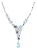 Nina Zhou Symphony Aquamarine Sapphire Statement Necklace For Sale