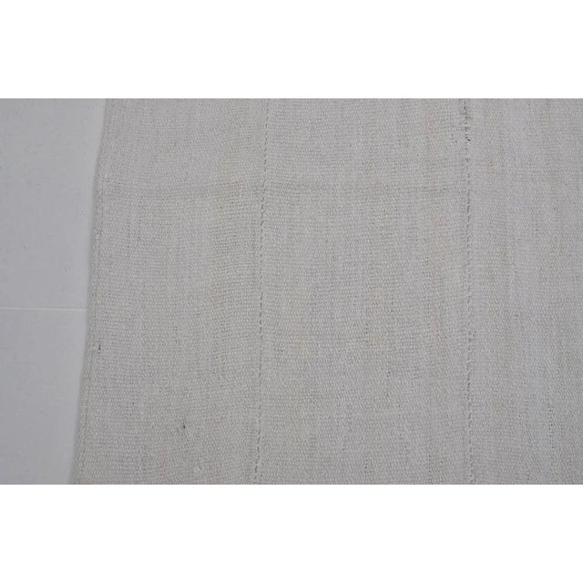 Boho Chic Bohemian White Hallway Runner, 1960s For Sale - Image 3 of 11