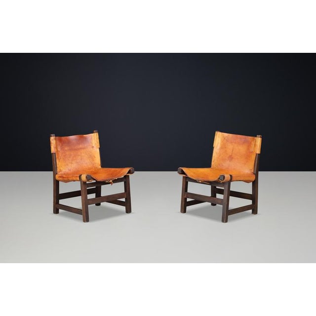 Brutalist Riaza Chico Chica Childrens Chairs by Paco Muñoz for Darro, Spain, 1960, Set of 2 For Sale - Image 3 of 17