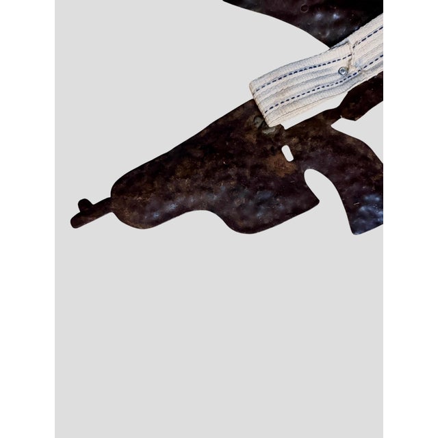 Murat Brierre, Large Masterwork Haitian Folk Art Steel Drum Metal Work Sculpture Murat Brierre For Sale - Image 15 of 17