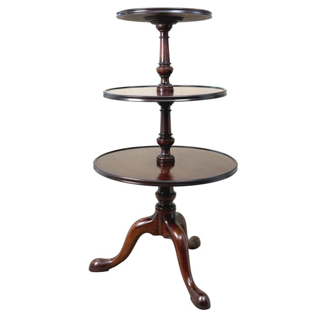 Antique Georgian Three-Tier Dumbwaiter in Mahogany, 1760 For Sale - Image 13 of 13