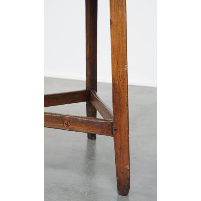 Wood Antique English Side Table in Pine, 1700s For Sale - Image 7 of 12