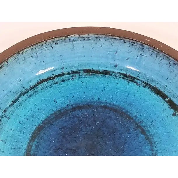Mid 20th Century Glazed Pottery Bowl Germany Kunsthandlung W. Welker Heidelberg For Sale - Image 12 of 13