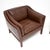 Wood Vintage Danish Leather Armchairs and Ottoman attributed to Georg Thams for Grant Mobelfabrik, 1960s, Set of 3 For Sale - Image 7 of 11