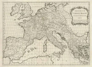 Large Antique Map of Europe