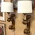 Wood Giltwood Wall Sconces With Shades For Sale - Image 4 of 8