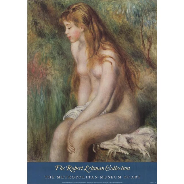 Artist: Pierre-Auguste Renoir Title: Young Girl bathing Year: 1987 Signed: No Medium: Offset Lithograph Paper Size: 34 x...