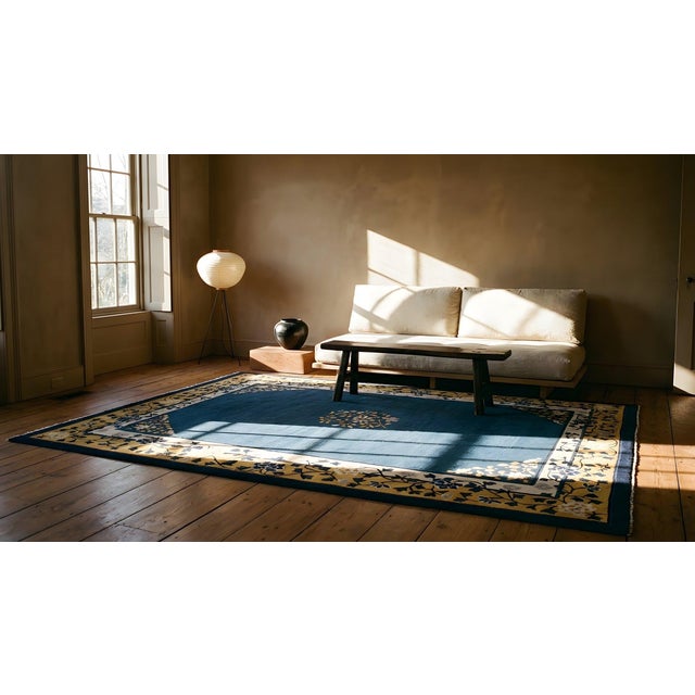 Early 20th Century Chinese Peking Carpet ( 8'2'' x 9'8'' - 250 x 295 ) For Sale - Image 13 of 14